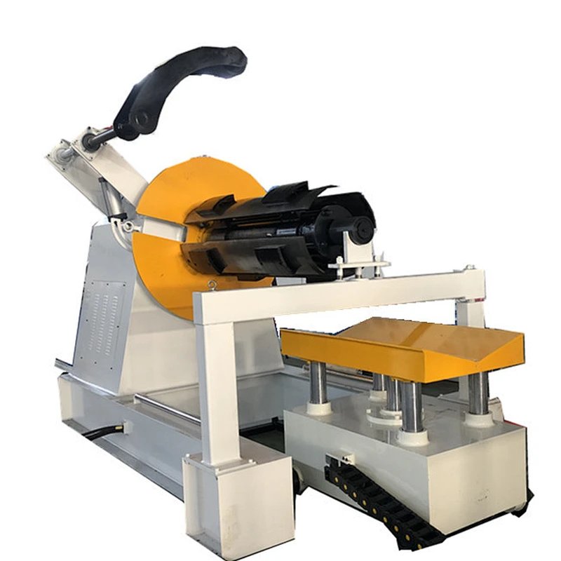 Automatic hydraulic decoiler for metal roofing sheet roll forming machine