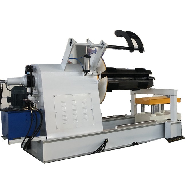 Automatic hydraulic decoiler for metal roofing sheet roll forming machine