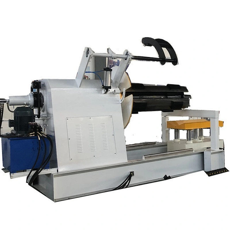 Automatic hydraulic decoiler for metal roofing sheet roll forming machine